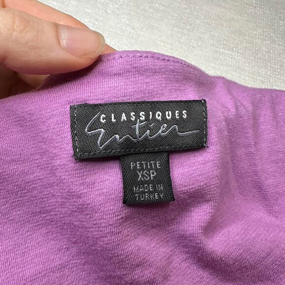 Classiques Entier Vintage Y2K Ruched Lilac Tank - Picture 3 of 3